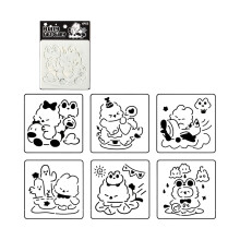 Set of 6 Reusing Hollow Out Drawing-Diary of a Ve lvet