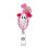 Retractable Badge Holder with Metal Clip Keychain Accessory-10 1