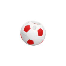 Voetbalvorm Plastic penopslagcontainer voor-Rood