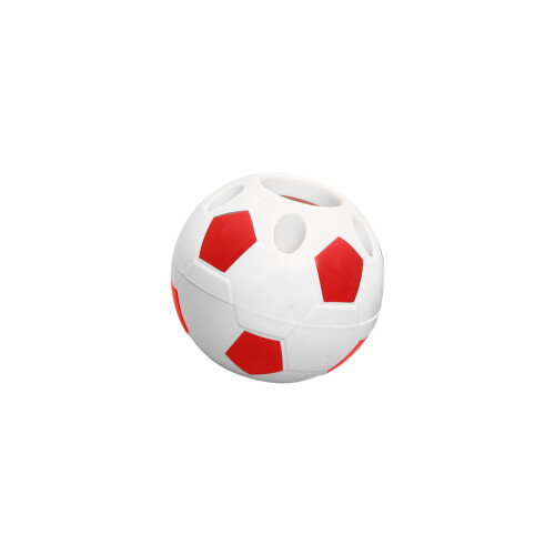Voetbalvorm Plastic penopslagcontainer voor-Rood