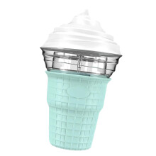 Handheld Ice Cream Machine Plastic Texture for Parties-Sky Blue