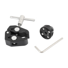 Aluminum Positioning Aluminum Clamp With 1/4inch Thread Hole