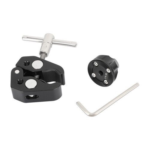 Aluminum Positioning Aluminum Clamp With 1/4inch Thread Hole