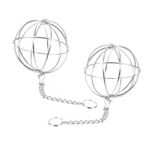 2Pack Stainless Steel Hanging Chicken Feeder Balls, Poultry Holders for Vegetables and Hay