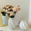 Glass Vases with Twisted Spirals Textured Modern Florals-2 7