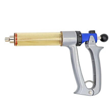 Automatic Animal Injection Gun 50ML Metal Adjustable Livestock Syringe with Durable Construction and Dose Control