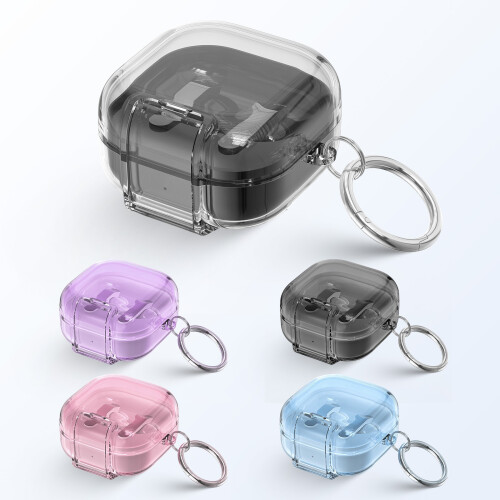Earphone Protective Cover Shock Absorbing For-TranslucentPurple 2