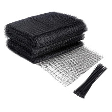 Flexible Nylon Mesh Chicken Wire Fence 2ft x 50ft Roll for Reusable Garden Fencing and Animal Barrier