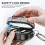 Scratch Resistant Earbuds Case Carry-Translucent powder 6