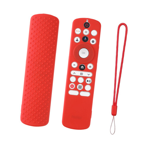 Elastics Silicone Cover For HTR U35G Solar Powered Remote-red