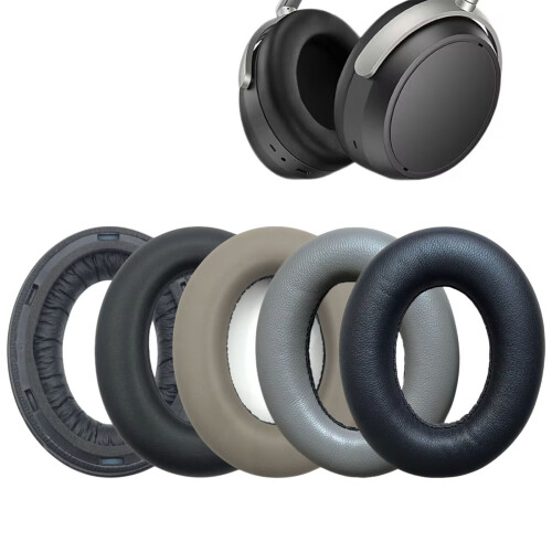 Precise Headphone Ear Cushions PU-gray brown Protein skin 2