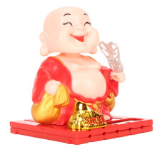 Maitreya Solar Buddha Figurine Red 7.5x7.5x9 cm