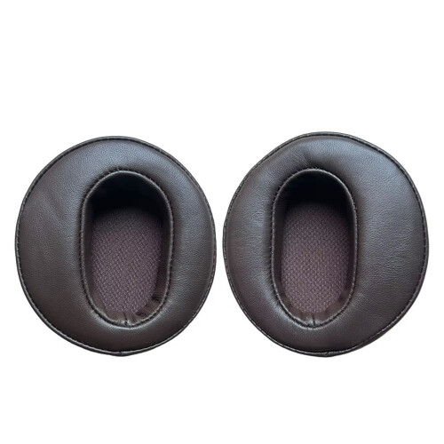 1 Pair Ear Pad Earpad Memory Foam Cushion-brown Headless beam