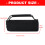 Mesh Bag Cover For ASM02A Cylinder Speaker- shoulder strap 4