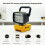 Durability LED Illumination Bar With 3.4A USB Output for 18/20V 6