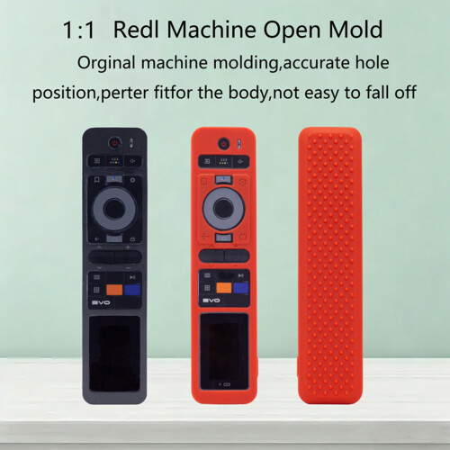 Elastics Silicone Cover For HTR U35G Solar Powered Remote-red 1