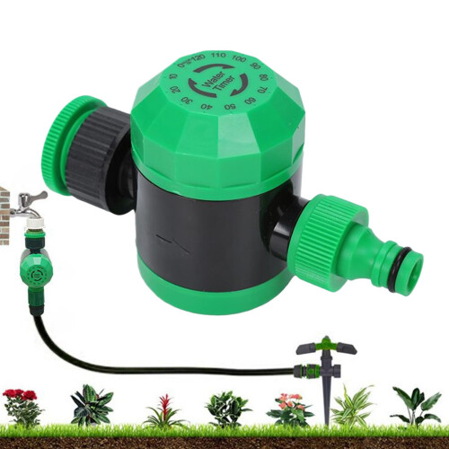 Outlet Sprinkler Timer, Mechanical Irrigation Controller, Compact, Efficient Outdoor Dial Timer For Patio And Lawn