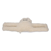 Cute Plush Cat Door Stopper Soft Weighted Decorative Door Stop for Home Decor (Khaki Cat)
