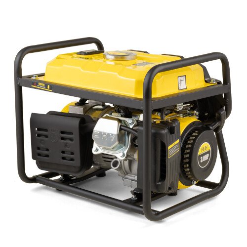 900W Petrol Generator Portable Compact Recoil Start Power Unit Open Frame 1