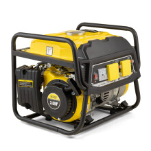 900W Petrol Generator Portable Compact Recoil Start Power Unit Open Frame
