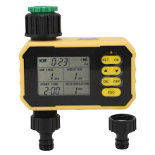 Smart Irrigation Controller Solar Water Timer with Rain Sensor, Multi Program Scheduling, Filter for Garden