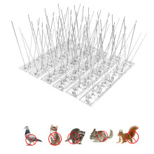 Stainless Steel Bird Spikes 17.7FT Humane Pigeon Deterrent for Wall and Fence Outdoor Installation