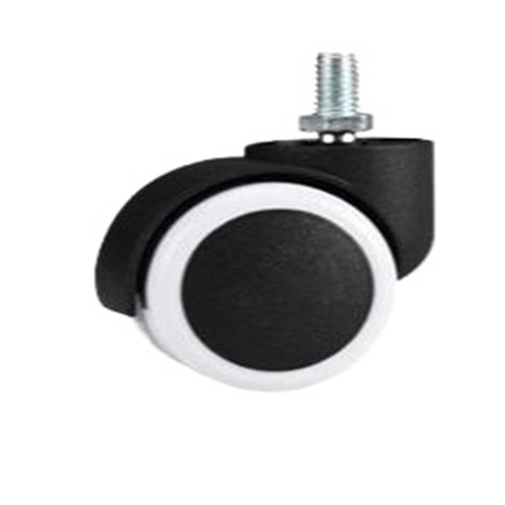 2 Inch Pu Office Chair Casters Set Of 5, Smooth Quiet Rolling Replacement Swivel Chair Wheels 11Mm Circlip 10Mm Thread 9310869764229