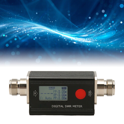Digital SWR Meter 120W 95x35x26mm Silver 1