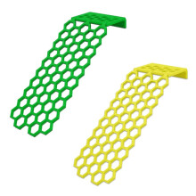 2pcs Bee Water Feeder with Floating Honeycomb Drinking Ladder, Bright Dual Color Design for Outdoor Bees and Butterflies