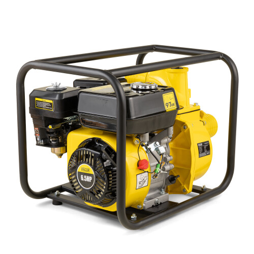 6.5HP 3 Inch Petrol Water Pump 4-Stroke Engine 3" High Flow With Filter 2