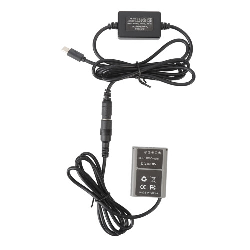 DC Dummy Battery for EM1 EM5 EP5 EM5II 5.2x2.1mm 1