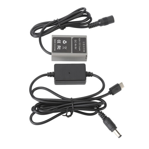 DC Dummy Battery for EM1 EM5 EP5 EM5II 5.2x2.1mm 2
