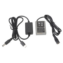 DC Dummy Battery for EM1 EM5 EP5 EM5II 5.2x2.1mm