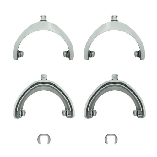 1pair Replacement Headband Hinge Bracket For WHCH520-White