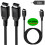 Twee 2-speler linkkabel 1,8 m voor multiplayer-gaming, 5