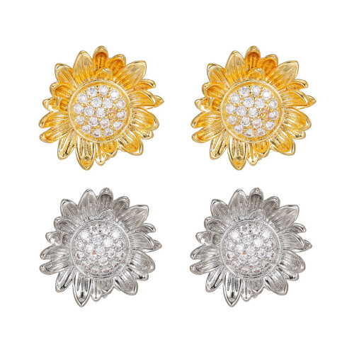 Attache d'oreille antidérapante en forme de fleur d'étoile-Or 1