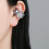 Attache d'oreille antidérapante en forme de fleur d'étoile-Or 3