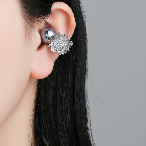 Attache d'oreille antidérapante en forme de fleur d'étoile-Or 2