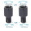 (2x M8M8 (LL)) Pair Black Motorcycle Mirror Adapters M10 10mm M8 8mm Rearview Mirrors Conversion Bolt Clockwise Anti-clock Right Left Thread 1