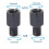 (2x M10M8 (RR)) Pair Black Motorcycle Mirror Adapters M10 10mm M8 8mm Rearview Mirrors Conversion Bolt Clockwise Anti-clock Right Left Thread 1