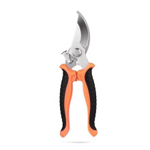 Stainless Steel Gardening Pruning Shears 7.5 Inch, Ergonomic Rubber Grip for Fruit Tree Branch Trimming