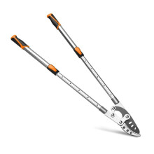 Telescopic Hedge Shears and Pruning Shears with Ergonomic Soft Grip, Lightweight Garden Branch Trimmer