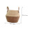 Wicker Basket Handwoven Rustic Design Decorative Straw Storage Basket with Handle for Home Decor 2