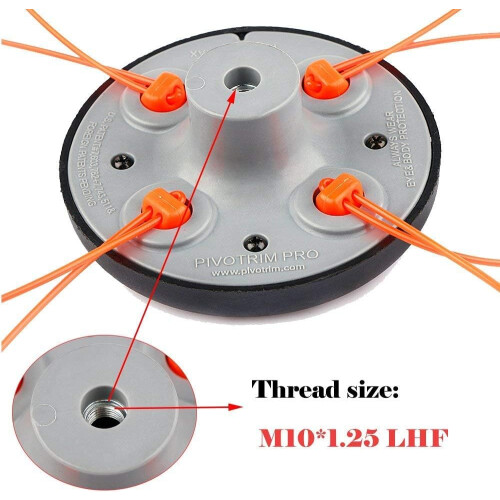 Universal Replacement Head for Weed Eater 2in1 Line Blade Design Quick Reload Durable Universal Fit 1Pc 2