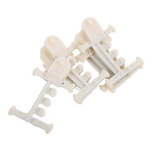 6pcs Greenhouse Clips Greenhouse Film Clamps for Vent Tube Secure Film Hold Weather‑Resistant Design