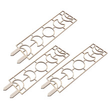 3pcs Wooden Plant Trellis Set for Potted Plants, Decorative Garden Support Stakes Indoor Outdoor