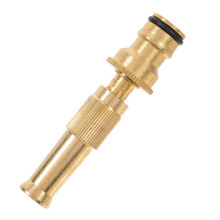 Adjustable Pressure Garden Hose Nozzle with Quick Connect, Durable Metal Spray for Car Washing and Plant Watering