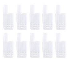 Beekeeping Queen Bee Cage Set with Secure Locking Design, Transparent Reusable Bee Catcher Clip 10pcs