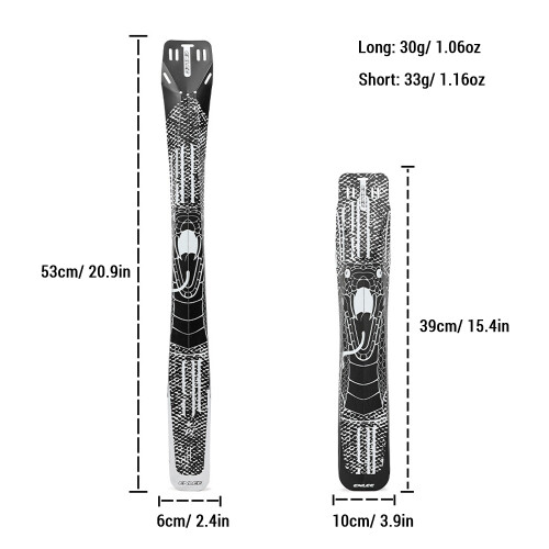 Foldable Front & Rear Mud Guards for MTB 53x6cm 1