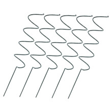 5pcs Spiral Plant Support Stakes Corrosion‑Resistant Metal Trellis for Orchids Lilies Garden